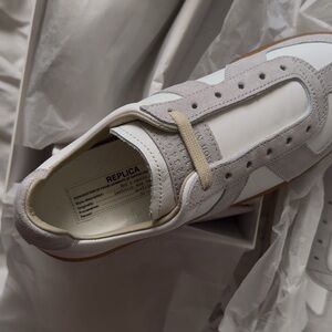 Maison Martin Margiela Gray and White Sneakers